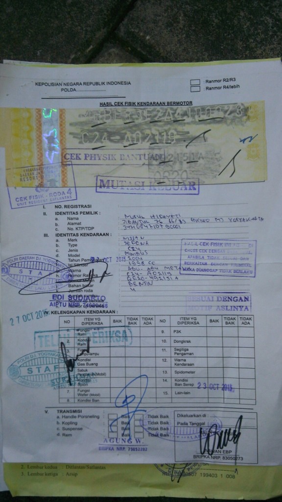 cek fisik